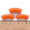 Opaque Crackle Acrylic Beads MACR-S372-001N-008-4