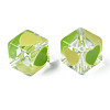 Transparent Acrylic Beads TACR-T004-10D-2