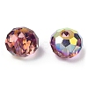 Faceted Transparent Glass Beads GLAA-E047-01A-3