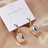 Ion Plating(IP) 304 Stainless Steel Hoop Earring Hand Polished EJEW-C017-06G-03-4