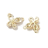Brass Micro Pave Cubic Zirconia Pendants KK-D235-19G-01-2