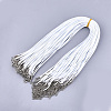 Waxed Cord Necklace Making NCOR-T001-82-1