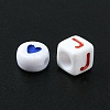 500Pcs 5 Styles Opaque White Acrylic Beads MACR-YW0002-43-2