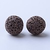 Unwaxed Natural Lava Rock Beads X-G-F325-8mm-M-3
