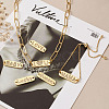 Brass Micro Pave Cubic Zirconia Links ZIRC-TA0001-14G-7