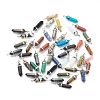 Natural & Synthetic Gemstone Pointed Pendants G-M378-01P-A-1
