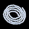 Electroplate Glass Beads Strands EGLA-A044-J1mm-L06-3