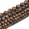 Natural Tiger Eye Beads Strands G-S333-14mm-001-2