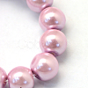 Baking Paint Pearlized Glass Pearl Beads Strands X-HY-Q003-10mm-47-3
