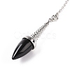 Mixed Gemstone Dowsing Pendulum Big Pendants G-A210-02P-4