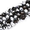 Electroplate Glass Beads Strands LS-GR8MMY-01S-1