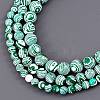 3 Strands 3 Style Synthetic Malachite Beads Strands G-SZ0001-49A-6