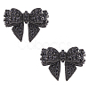 Polyester Bowknot Shoe Decorations FIND-WH0126-445-1