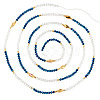 Glass Beaded Adjustable Waist Chains for Women AJEW-TA0005-78A-3