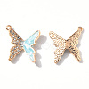 Alloy Enamel Pendants X-ENAM-R058-03B-2
