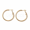 PVD Vacuum Plating 304 Stainless Steel Hoop Earrings STAS-S078-08-30mm-2