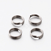 Tarnish Resistant 304 Stainless Steel Split Rings STAS-E075-12-1