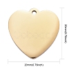 304 Stainless Steel Pendants STAS-I140-10A-G-3