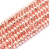 Electroplate Non-magnetic Synthetic Hematite Beads Strands G-L485-06D-RG-1
