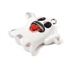 Halloween Printed Opaque Resin Pendants RE-CBAD0A2-07A-P-2