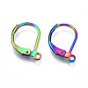 304 Stainless Steel Leverback Earring Findings X-STAS-N092-105-NR-2