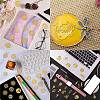 Nickel Metal Waterproof Self-Adhesive Picture Stickers DIY-WH20016-034-6