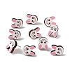 Natual Wood Easter Stud Earrings EJEW-C013-02B-3