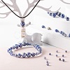 340Pcs 4 Sizes Natural Blue Spot Jasper Beads G-LS0001-17-6