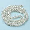 Baking Paint Pearlized Glass Pearl Round Bead Strands X-HY-Q330-8mm-02-3