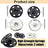 20Pcs 2 Colors Brass Snap Buttons KK-CY0001-03-2