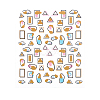 Summer Nail Decals Stickers MRMJ-R102-DP8027-1
