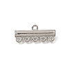 Tibetan Style Alloy 304 Stainless Steel Chandelier Component Links AL-CBA3B63-21B-P-1