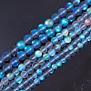 Synthetic Moonstone Beads Strands G-SZ0001-81D-1