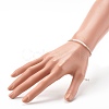 Natural Rose Quartz Beaded Bracelets BJEW-JB06384-09-3