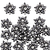 Stainless Steel & Glass Ornaments Accessories AJEW-WH0696-122B-1