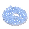 Electroplate Glass Beads Strands EGLA-A035-J8mm-A03-2