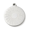 201 Stainless Steel Pendants SA-CBA3D3A-05P-12-1