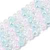 Electroplate Glass Beads Strands EGLA-D300-06-8mm-26-2