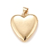 Brass Micro Pave Cubic Zirconia Locket Pendants KK-A161-44G-2