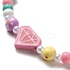 Maple Wood & Acrylic Jewelry Set SJEW-C003-02O-2