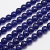 Natural & Dyed Malaysia Jade Bead Strands G-A146-10mm-A22-3