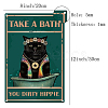 Vintage Metal Tin Sign AJEW-WH0157-039-2