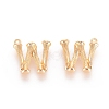 Brass Pendants X-KK-T038-193G-W-1