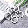 Handmade Spray Painted CCB Plastic Link Chains AJEW-JB00830-01-3
