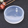Flat Round Shape DIY Pendant Silicone Molds AJEW-P038-02-2