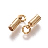 201 Stainless Steel Cord Ends X-STAS-L226-016A-G-2