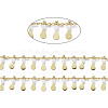 3.28 Feet Handmade Glass Beaded Chains X-CHC-E020-01L-2