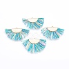 Nylon Tassel Pendants KK-F755-28G-03-NF-1