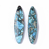 Synthetic Regalite/Imperial Jasper/Sea Sediment Jasper Pendants G-S366-008C-2