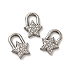 304 Stainless Steel Pendants STAS-Q001-07P-1